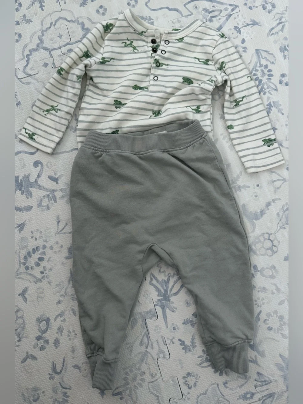 Pehr Organic Cotton Bodysuit & Pants Set 6-12M
